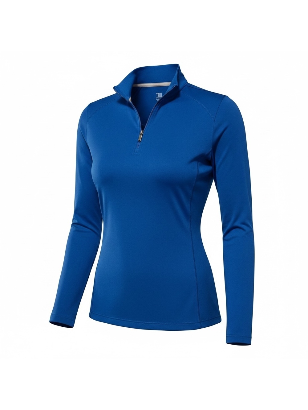 TAIL Women's Golf Sportswear Athletic Blue Long Sleeve Half-Zip Pullover Size M